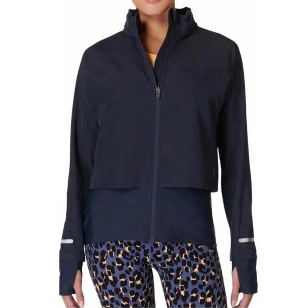 NWT Sweaty Betty Black Fast Track Running Jacket